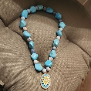 Handcrafted Turquoise Oasis Necklace